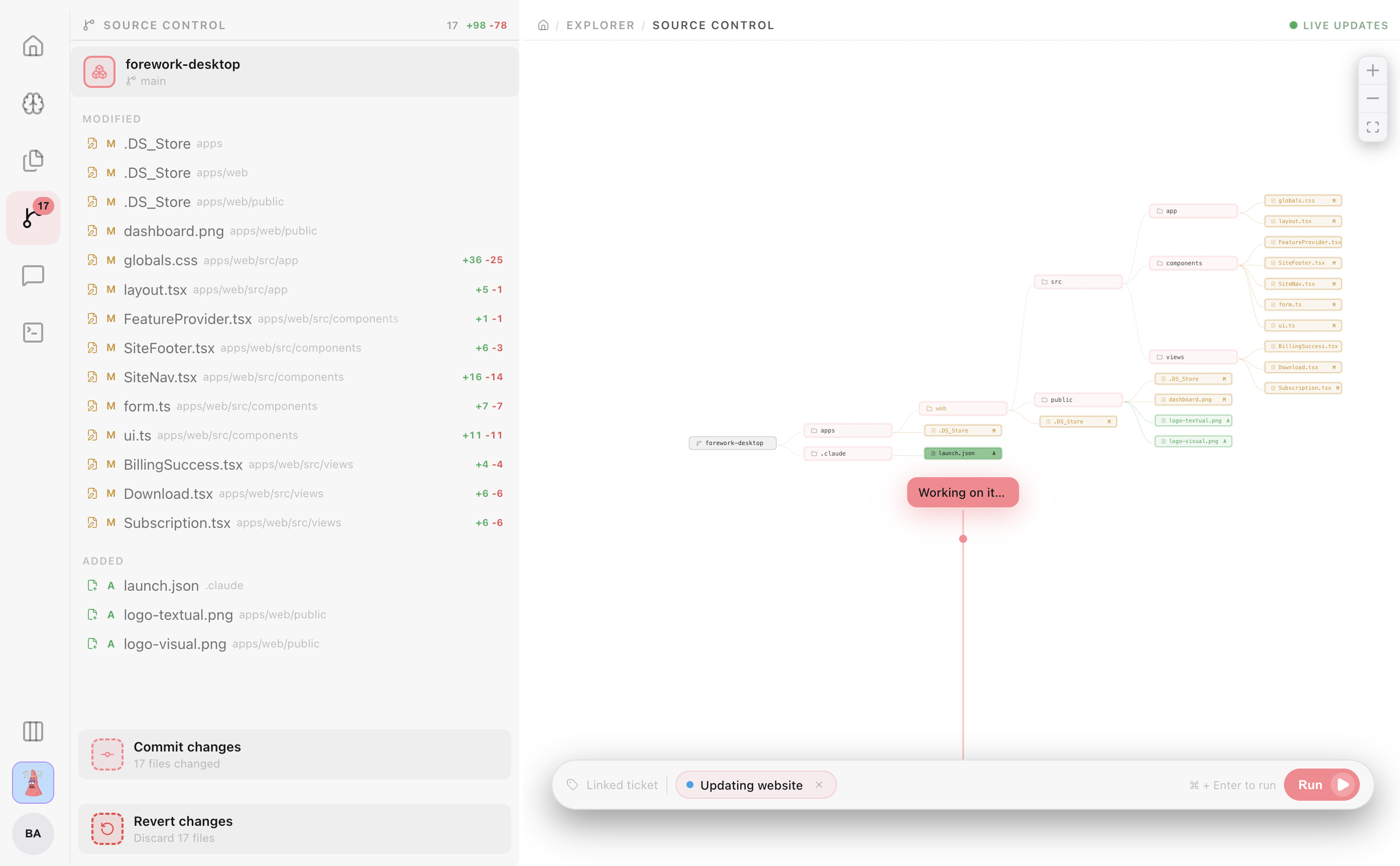 Dashboard screenshot